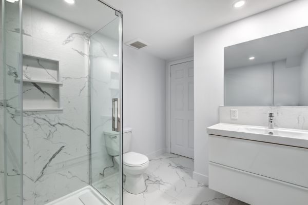Basement Bathroom Installation in Matthews